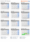 Kalender 1997 mit Ferien und Feiertagen Abruzzen