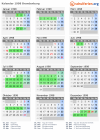 Kalender 1998 mit Ferien und Feiertagen Brandenburg