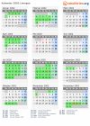 Kalender 2002 mit Ferien und Feiertagen Limoges