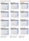 Kalender 2006 mit Ferien und Feiertagen Kampanien