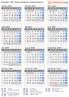 Kalender 2007 mit Ferien und Feiertagen Amerikanische Jungferninseln