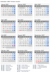 Kalender 2007 mit Ferien und Feiertagen Färöer Inseln