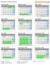 Kalender 2009 mit Ferien und Feiertagen Limburg