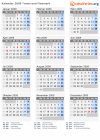 Kalender 2009 mit Ferien und Feiertagen Troms und Finnmark