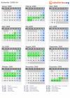 Kalender 2009 mit Ferien und Feiertagen Uri