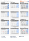 Kalender 2010 mit Ferien und Feiertagen Äquatorialguinea