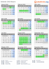 Kalender 2010 mit Ferien und Feiertagen Bayern
