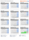 Kalender 2010 mit Ferien und Feiertagen Ermland-Masuren