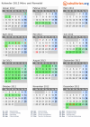 Kalender 2012 mit Ferien und Feiertagen Møre og Romsdal