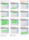 Kalender 2013 mit Ferien und Feiertagen Limburg