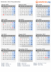 Kalender 2015 mit Ferien und Feiertagen Neusüdwales