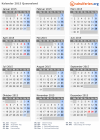 Kalender 2015 mit Ferien und Feiertagen Queensland