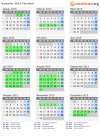 Kalender 2015 mit Ferien und Feiertagen Flandern