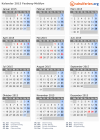 Kalender 2015 mit Ferien und Feiertagen Faaborg-Midtfyn