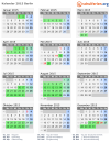 Kalender 2015 mit Ferien und Feiertagen Berlin