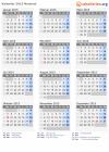 Kalender 2015 mit Ferien und Feiertagen Nunavut