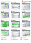 Kalender 2015 mit Ferien und Feiertagen Hedmark