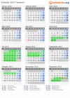 Kalender 2015 mit Ferien und Feiertagen Telemark