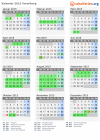 Kalender 2015 mit Ferien und Feiertagen Vorarlberg