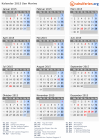 Kalender 2015 mit Ferien und Feiertagen San Marino