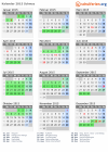 Kalender 2015 mit Ferien und Feiertagen Schwyz