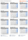 Kalender 2016 mit Ferien und Feiertagen Distrikt Brcko