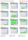 Kalender 2016 mit Ferien und Feiertagen Baden-Württemberg