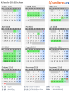 Kalender 2016 mit Ferien und Feiertagen Sachsen