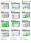 Kalender 2016 mit Ferien und Feiertagen Nord-Tröndelag