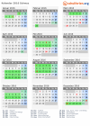 Kalender 2016 mit Ferien und Feiertagen Schwyz