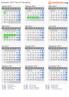 Kalender 2017 mit Ferien und Feiertagen Nord-Tröndelag