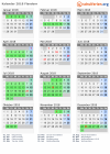 Kalender 2018 mit Ferien und Feiertagen Flandern