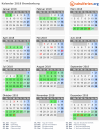 Kalender 2018 mit Ferien und Feiertagen Brandenburg