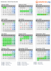 Kalender 2018 mit Ferien und Feiertagen Bornholm