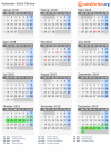 Kalender 2018 mit Ferien und Feiertagen Tårnby