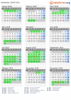 Kalender 2018 mit Ferien und Feiertagen Lille