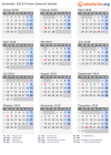 Kalender 2018 mit Ferien und Feiertagen Prince Edward Island