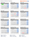 Kalender 2018 mit Ferien und Feiertagen Süd-Tröndelag
