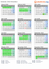 Kalender 2018 mit Ferien und Feiertagen Obwalden