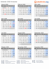 Kalender 2020 mit Ferien und Feiertagen Armenien