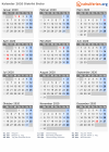 Kalender 2020 mit Ferien und Feiertagen Distrikt Brcko