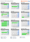 Kalender 2020 mit Ferien und Feiertagen Faaborg-Midtfyn