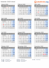 Kalender 2020 mit Ferien und Feiertagen Irland