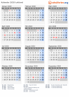 Kalender 2020 mit Ferien und Feiertagen Lettland