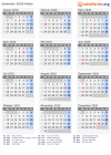 Kalender 2020 mit Ferien und Feiertagen Malta