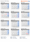 Kalender 2020 mit Ferien und Feiertagen Viken