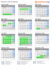 Kalender 2020 mit Ferien und Feiertagen Großpolen