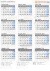 Kalender 2020 mit Ferien und Feiertagen Polen