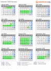 Kalender 2020 mit Ferien und Feiertagen Sachsen