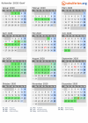 Kalender 2020 mit Ferien und Feiertagen Genf